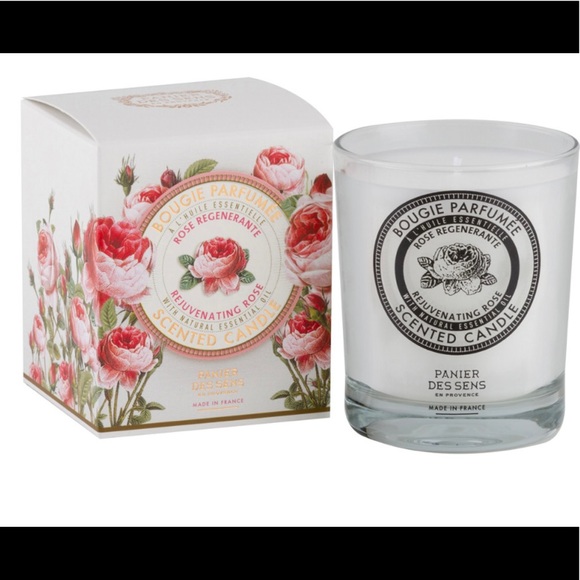 PANIER DES SENS ROSE ESSENTIAL OIL CANDLE MADE IN FRANCE - Picture 3 of 7
